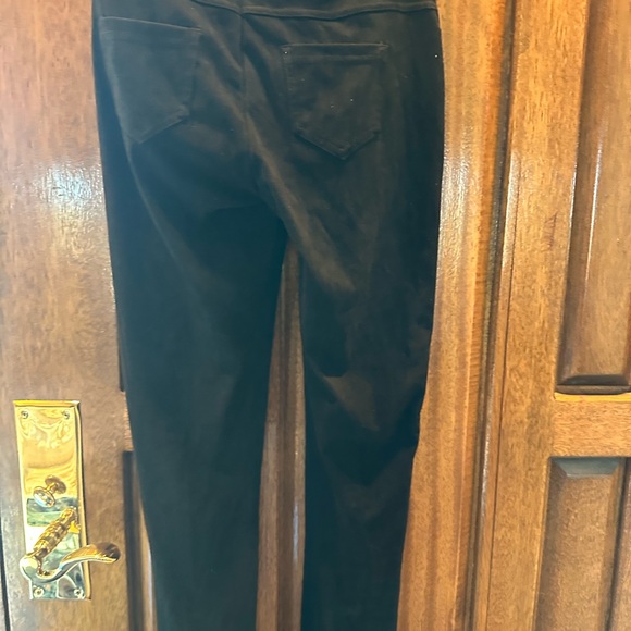 Luxe moda brushed suede like pants with studs - Picture 4 of 4